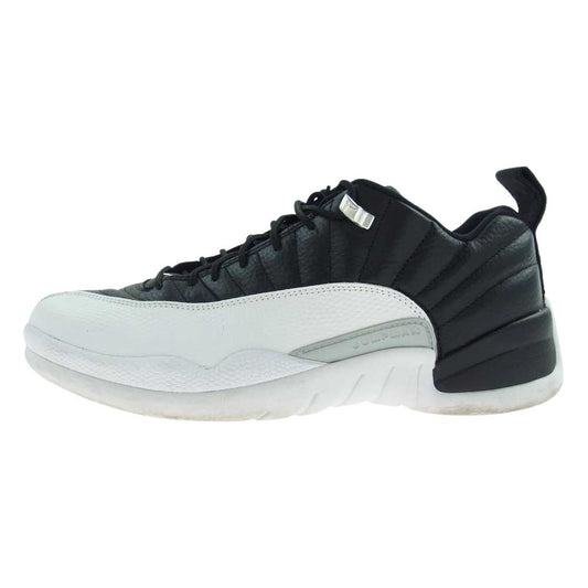 NIKE AIR JORDAN ナイキ ジョーダン AIR JORDAN 12 RETRO LOW PLAYOFF  エアジョーダン 12 レトロ  ローカット スニーカー  ブラック系 ホワイト系 30.5cm【中古】