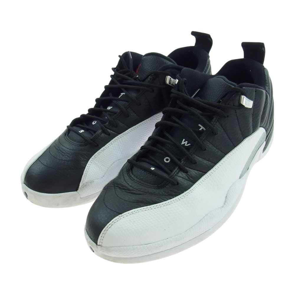 NIKE AIR JORDAN ナイキ ジョーダン AIR JORDAN 12 RETRO LOW PLAYOFF  エアジョーダン 12 レトロ  ローカット スニーカー  ブラック系 ホワイト系 30.5cm【中古】