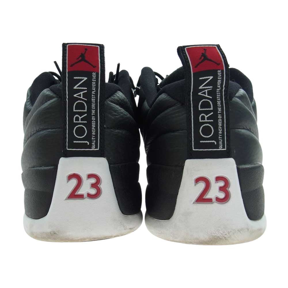 NIKE AIR JORDAN ナイキ ジョーダン AIR JORDAN 12 RETRO LOW PLAYOFF  エアジョーダン 12 レトロ  ローカット スニーカー  ブラック系 ホワイト系 30.5cm【中古】