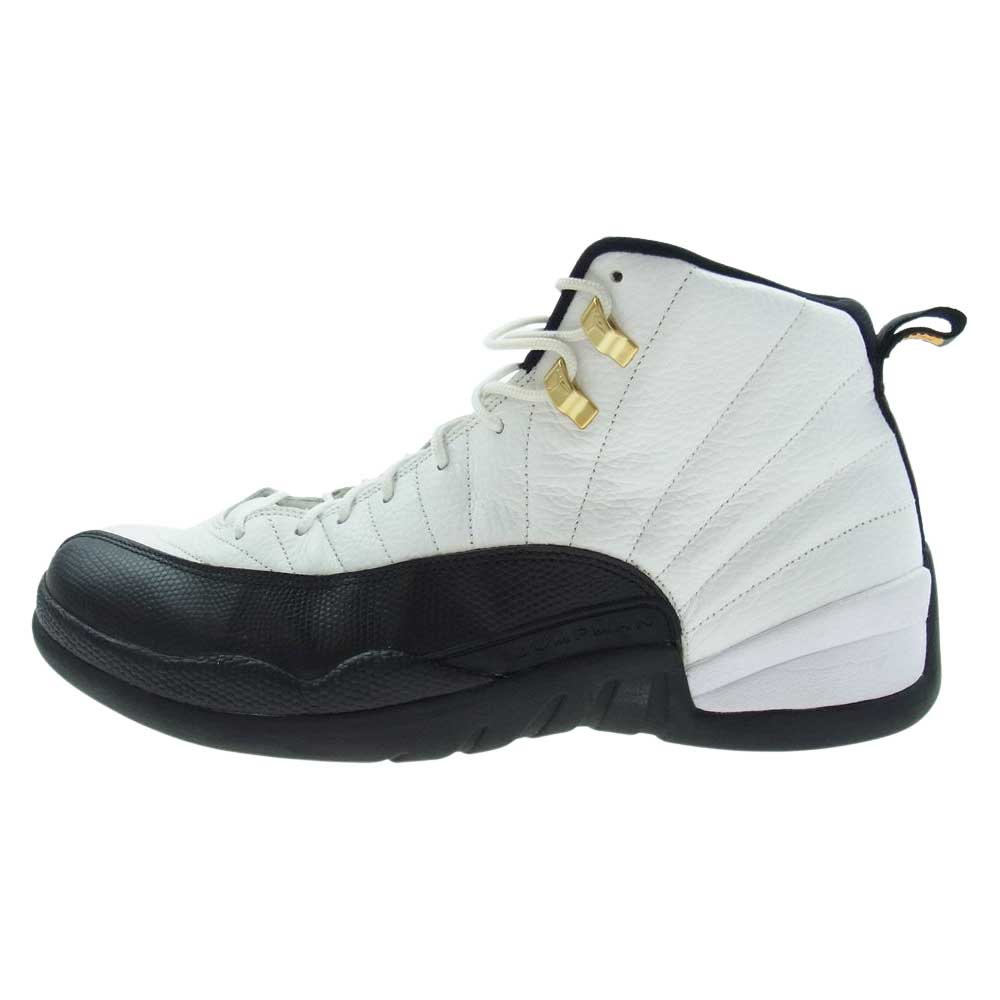 NIKE AIR JORDAN ナイキ ジョーダン 130690-125 AIR JORDAN 12 RETRO TAXI エアジョーダン 12 レトロ タクシー ハイカット スニーカー  ホワイト系 ブラック系 31.0cm【中古】