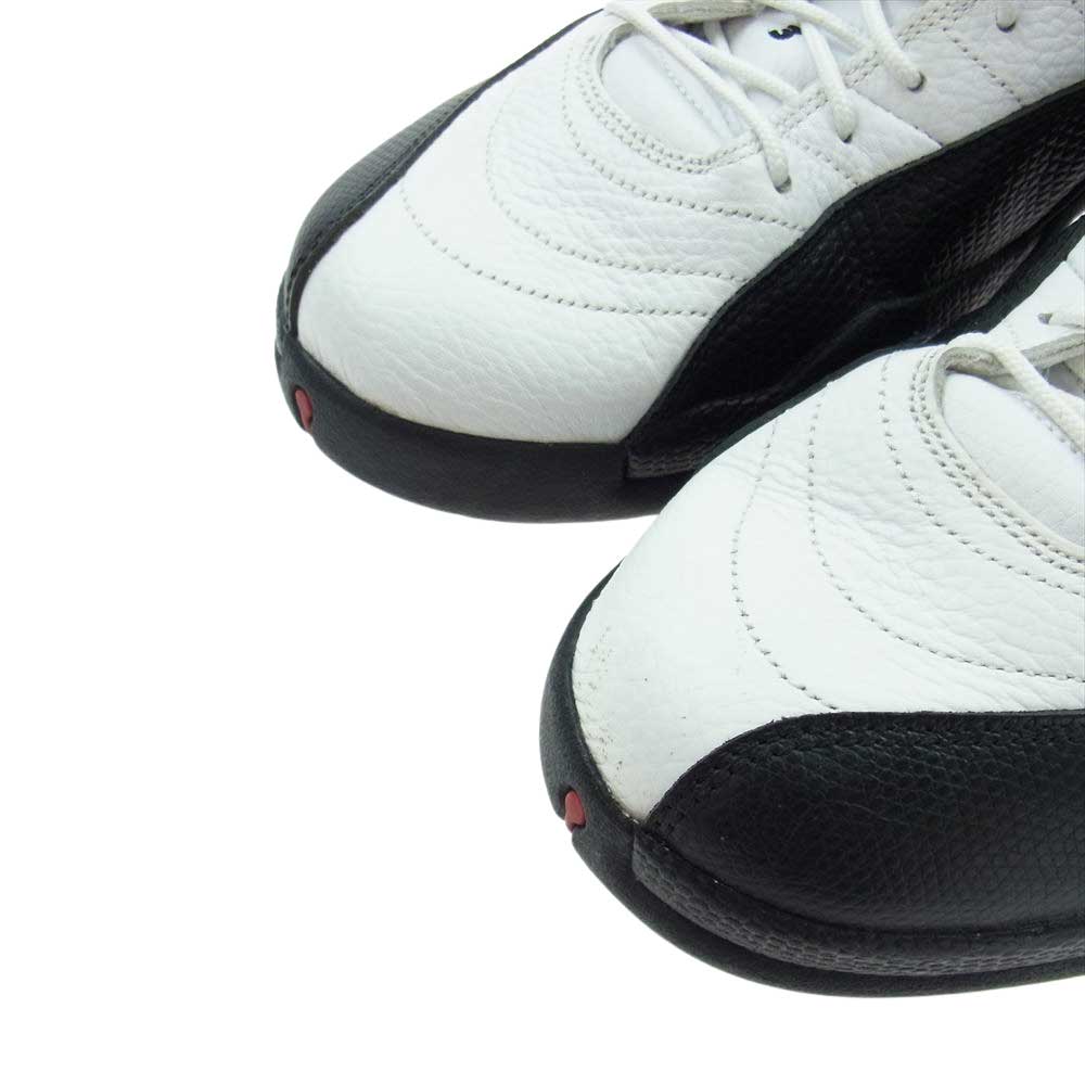 NIKE AIR JORDAN ナイキ ジョーダン 130690-125 AIR JORDAN 12 RETRO TAXI エアジョーダン 12 レトロ タクシー ハイカット スニーカー  ホワイト系 ブラック系 31.0cm【中古】