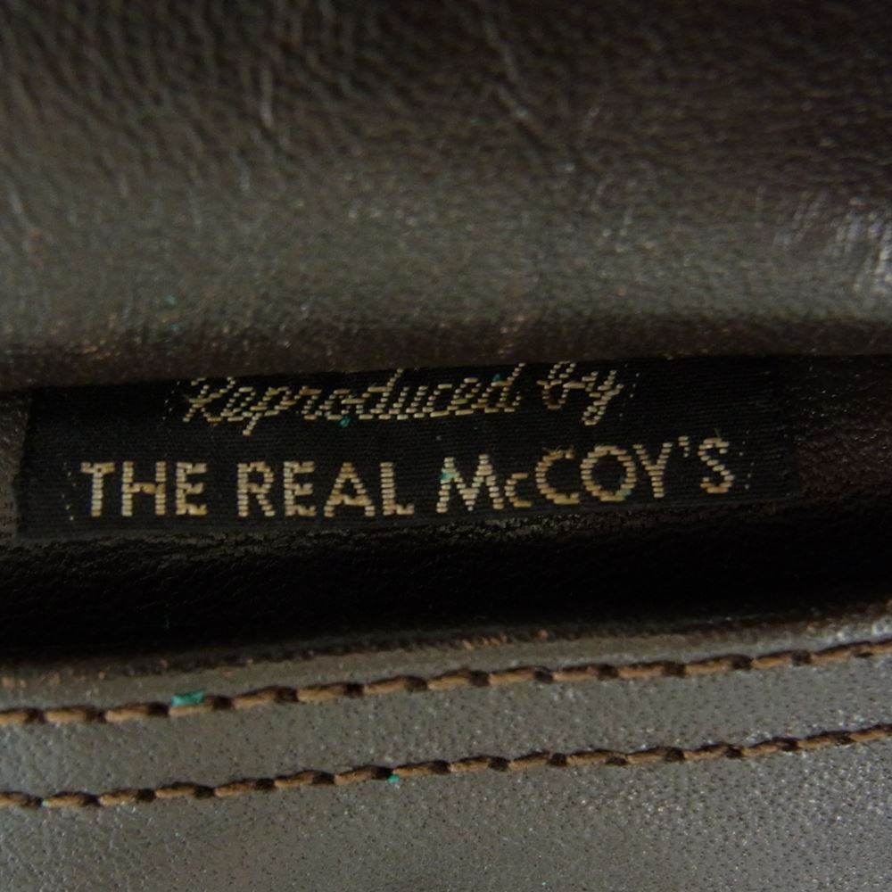 The REAL McCOY'S ザリアルマッコイズ ROUGH WEAR ラフウエア 実名復刻 A-2 レザー フライト ジャケット ブラウン系 42【中古】