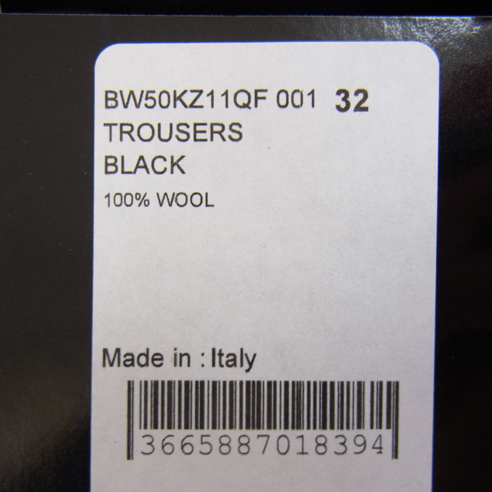 GIVENCHY ジバンシィ BW50KZ11QF TROUSERS PANTS トラウザーズ スラックス パンツ ブラック系 32【新古品】【未使用】【中古】