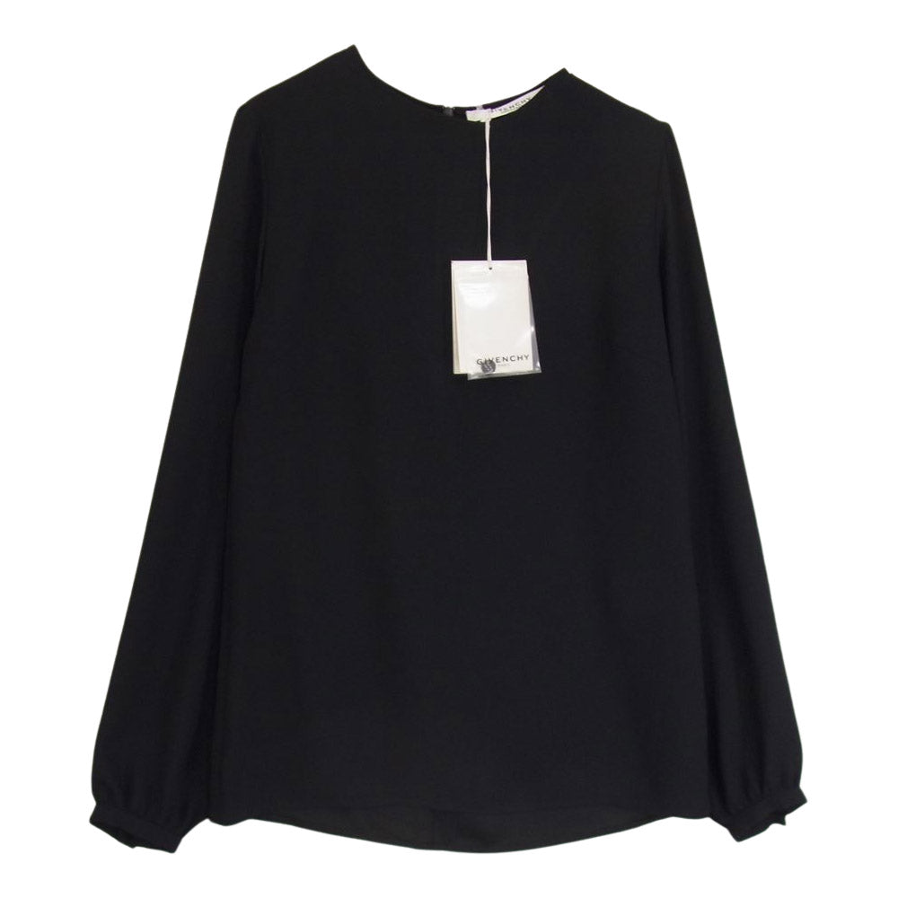 GIVENCHY ジバンシィ BW60NA11QE SHIRT TOP ブラウス シャツ ブラック ブラック系 34【新古品】【未使用】【中古】