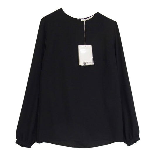GIVENCHY ジバンシィ BW60NA11QE SHIRT TOP ブラウス シャツ ブラック ブラック系 34【新古品】【未使用】【中古】