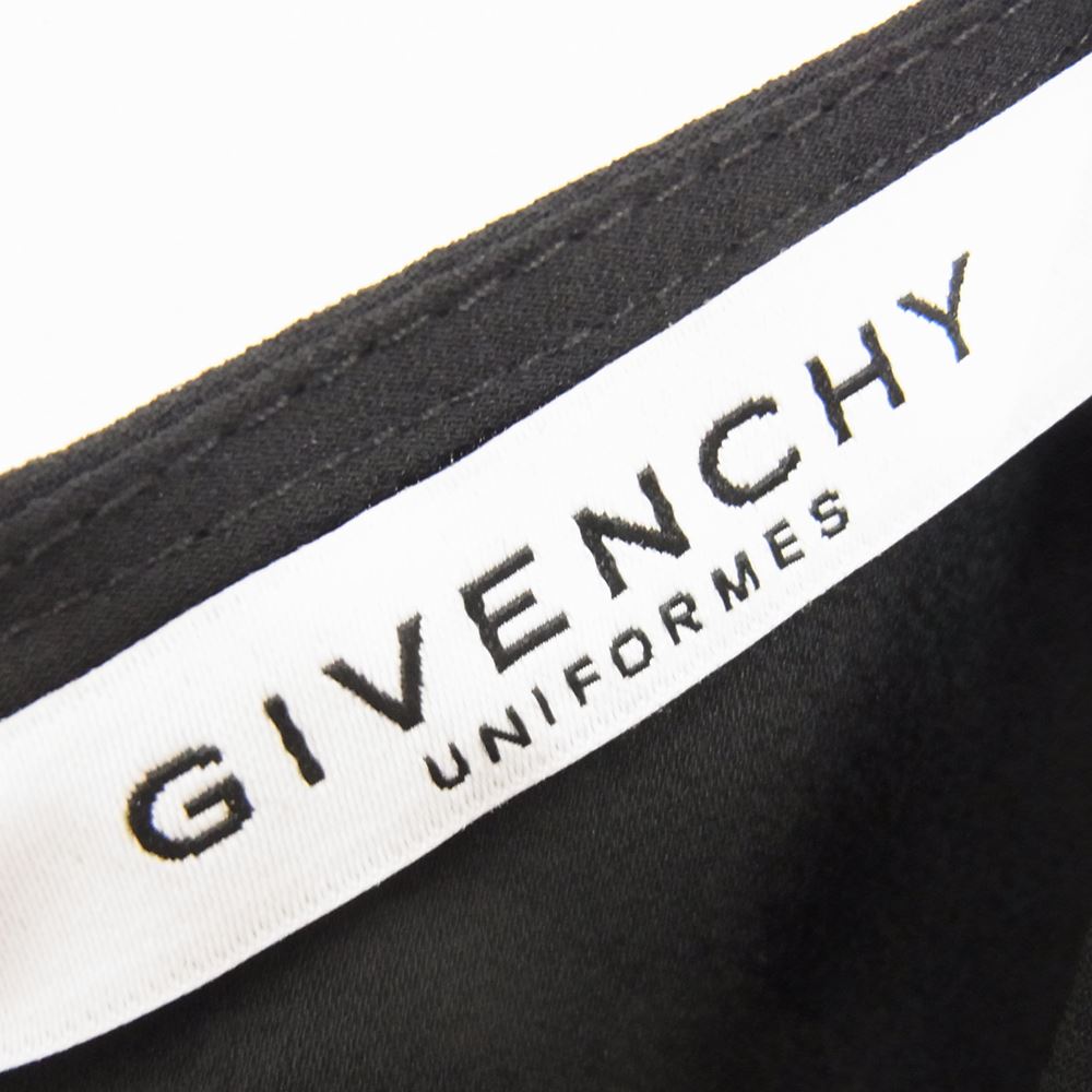 GIVENCHY ジバンシィ BW60NA11QE SHIRT TOP ブラウス シャツ ブラック ブラック系 34【新古品】【未使用】【中古】