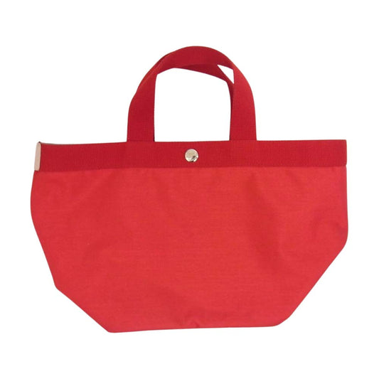 Herve Chapelier エルベ・シャプリエ 707C コーデュラ 舟型 トート バッグ M レッド系【中古】