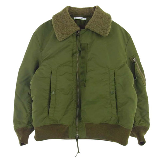 プロダクトトゥエルブ JOURNAL STANDARD ジャーナルスタンダード 別注 NYLON SATIN ブルゾン グリーン系 2【中古】