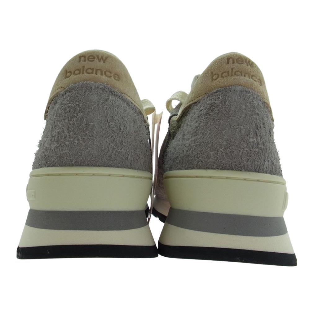 NEW BALANCE ニューバランス M990TA1 USA製 ローカット スニーカー  グレー系 28cm【極上美品】【中古】