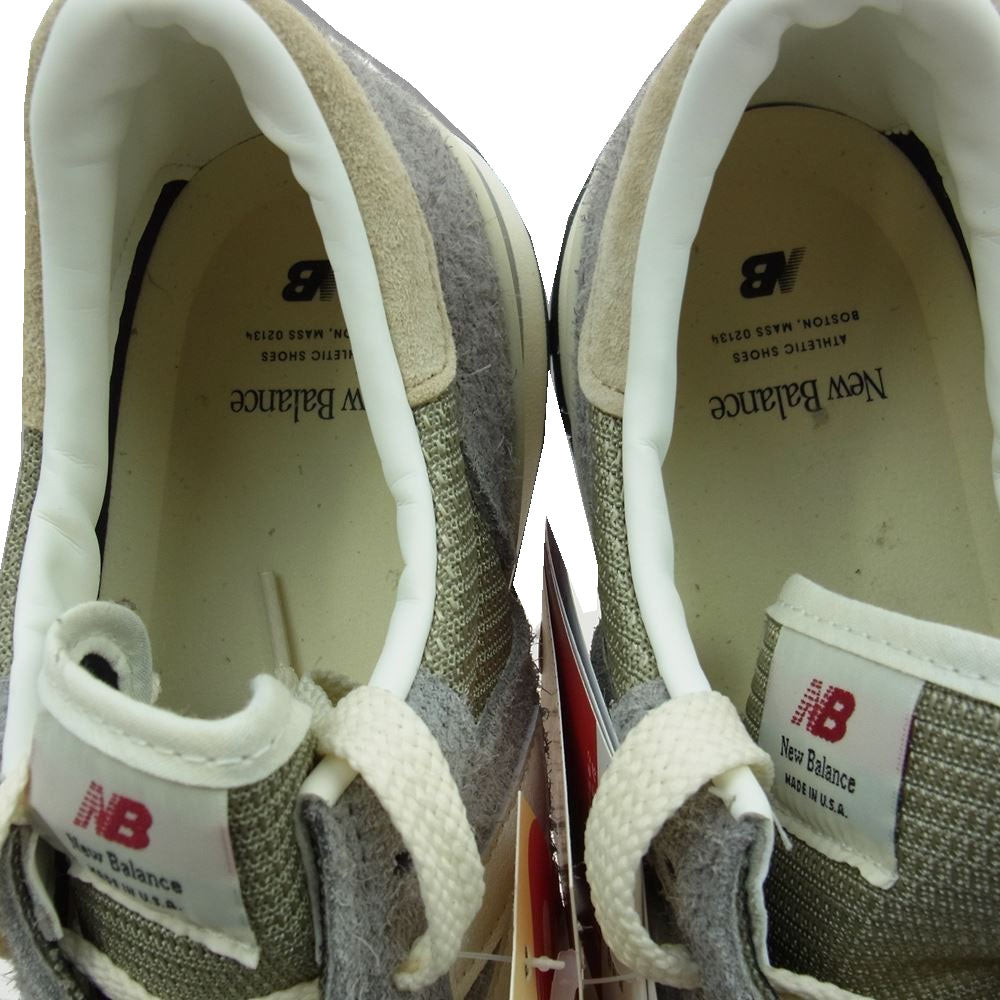 NEW BALANCE ニューバランス M990TA1 USA製 ローカット スニーカー  グレー系 28cm【極上美品】【中古】