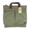 Buzz Rickson's バズリクソンズ × PORTER ポーター BRO2530 2WAY トート ヘルメット バッグ カーキ系【極上美品】【中古】