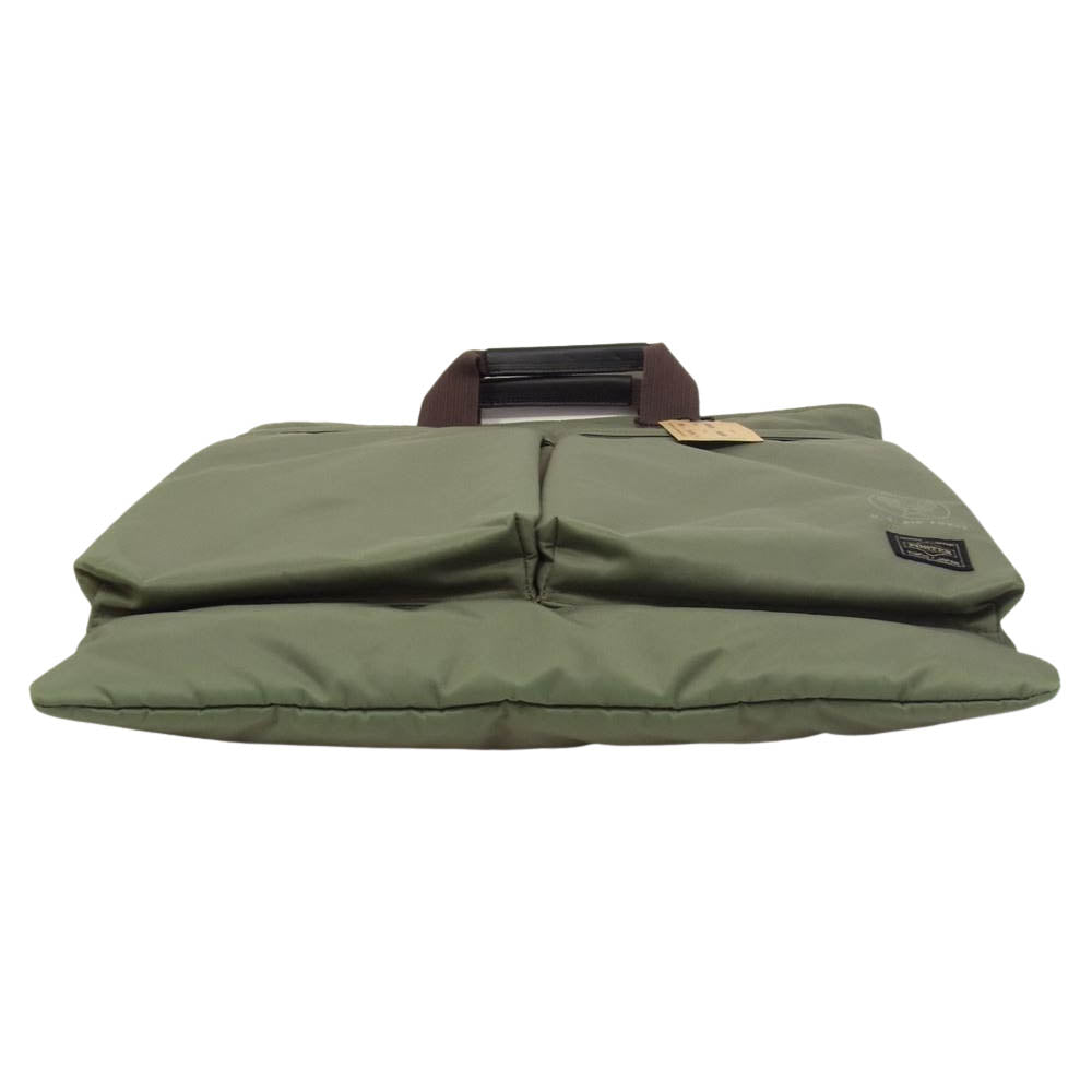 Buzz Rickson's バズリクソンズ × PORTER ポーター BRO2530 2WAY トート ヘルメット バッグ カーキ系【極上美品】【中古】