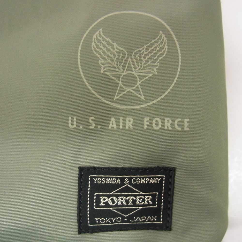 Buzz Rickson's バズリクソンズ × PORTER ポーター BRO2530 2WAY トート ヘルメット バッグ カーキ系【極上美品】【中古】