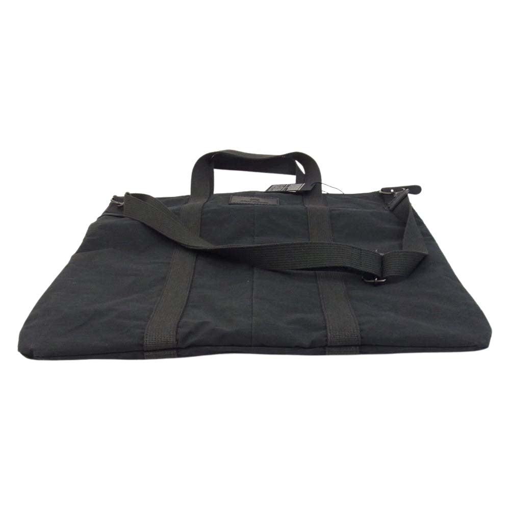 Nigel Cabourn ナイジェルケーボン bagmix コットンナイロン weather ヘルメットバッグ ブラック系【新古品】【未使用】【中古】