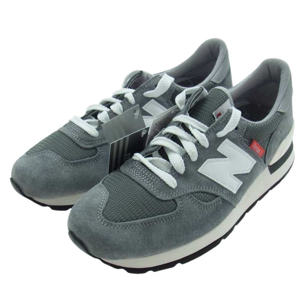 NEW BALANCE ニューバランス M990VS1 USA製 ローカット スニーカー  グレー系 27.5cm【新古品】【未使用】【中古】