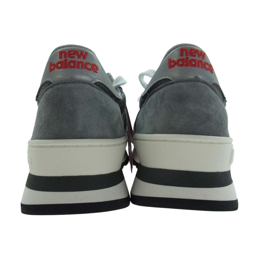 NEW BALANCE ニューバランス M990VS1 USA製 ローカット スニーカー  グレー系 27.5cm【新古品】【未使用】【中古】