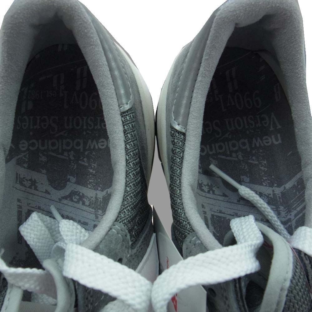NEW BALANCE ニューバランス M990VS1 USA製 ローカット スニーカー  グレー系 27.5cm【新古品】【未使用】【中古】