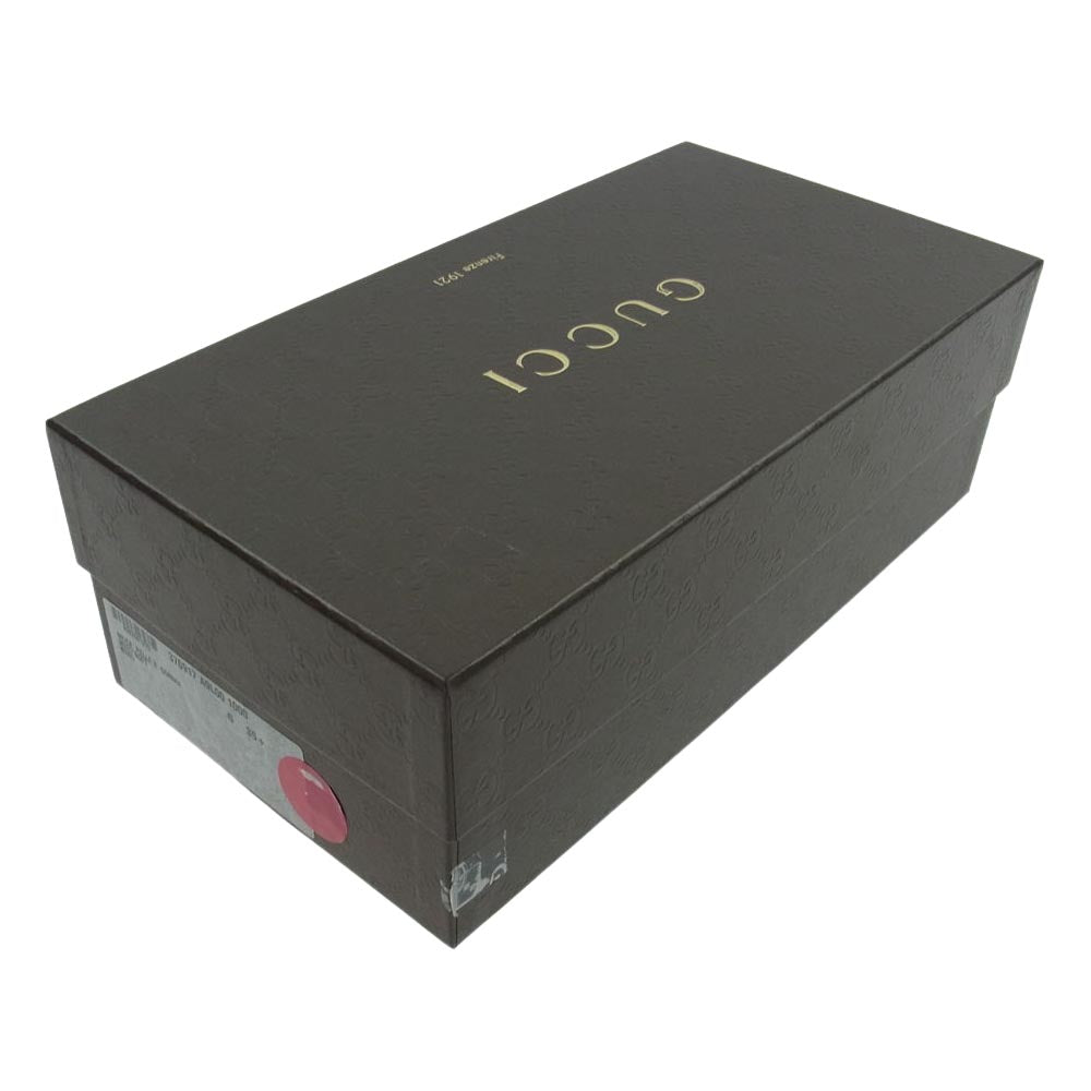 GUCCI グッチ 370917 ホースビット スタッズ レザー ローファー ドライブ シューズ ブラック系 35.5【中古】