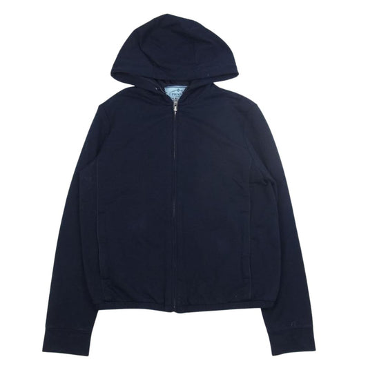 PRADA プラダ 138470 ジップアップ パーカー ネイビー系 XS【中古】