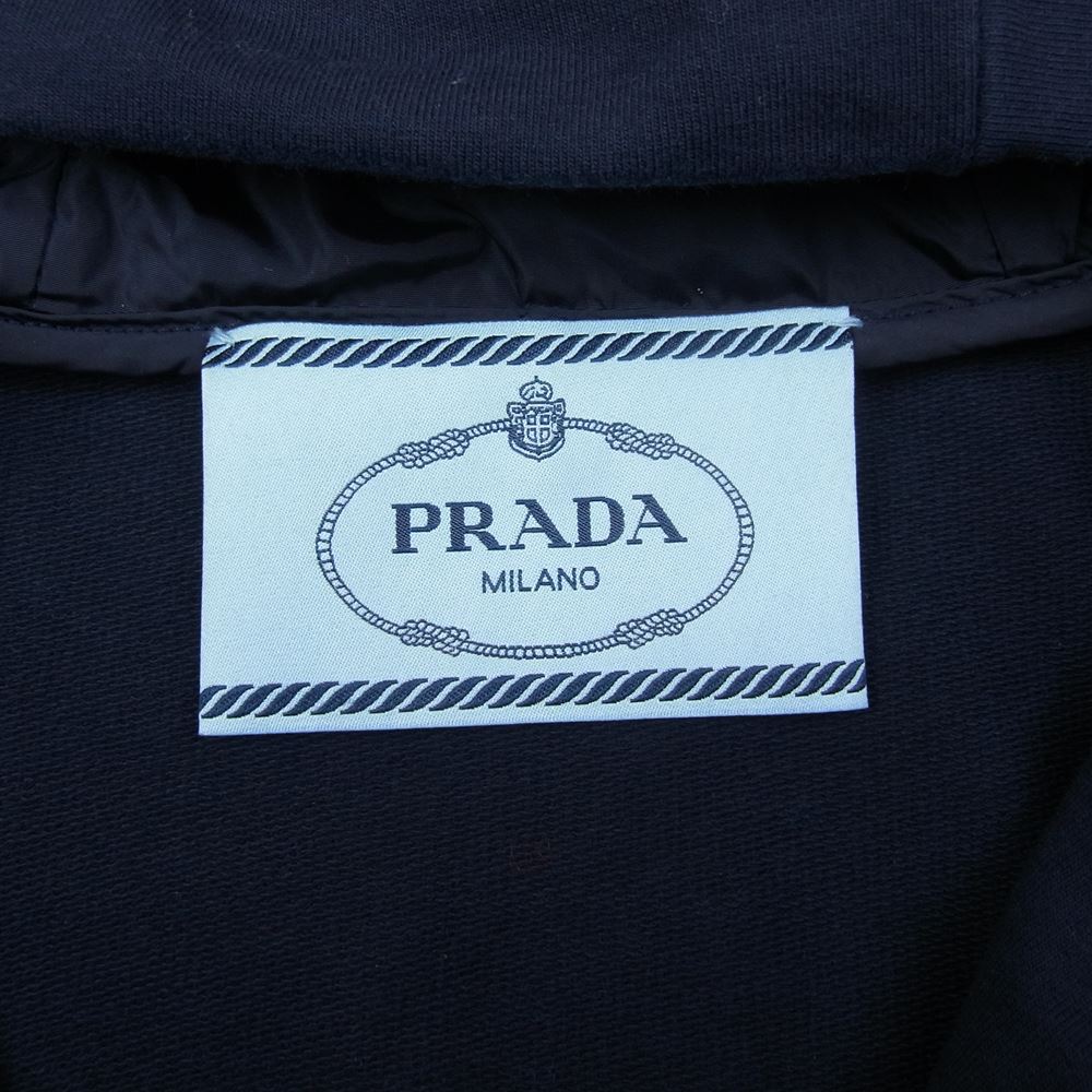 PRADA プラダ 138470 ジップアップ パーカー ネイビー系 XS【中古】