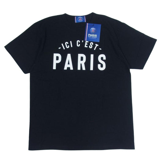パリ・サンジェルマン  ICI C’ESTPARIS ファナティクス 半袖 Tシャツ ブラック系 L【新古品】【未使用】【中古】