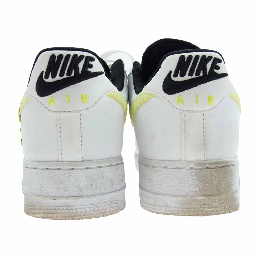 NIKE ナイキ CK6924-101 GS Air Force 1 Low Worldwide White Barely Volt GS エアフォース 1 ロー ワールドワイド ベアリー ボルト ローカット スニーカー ホワイト系 27.0cm【中古】