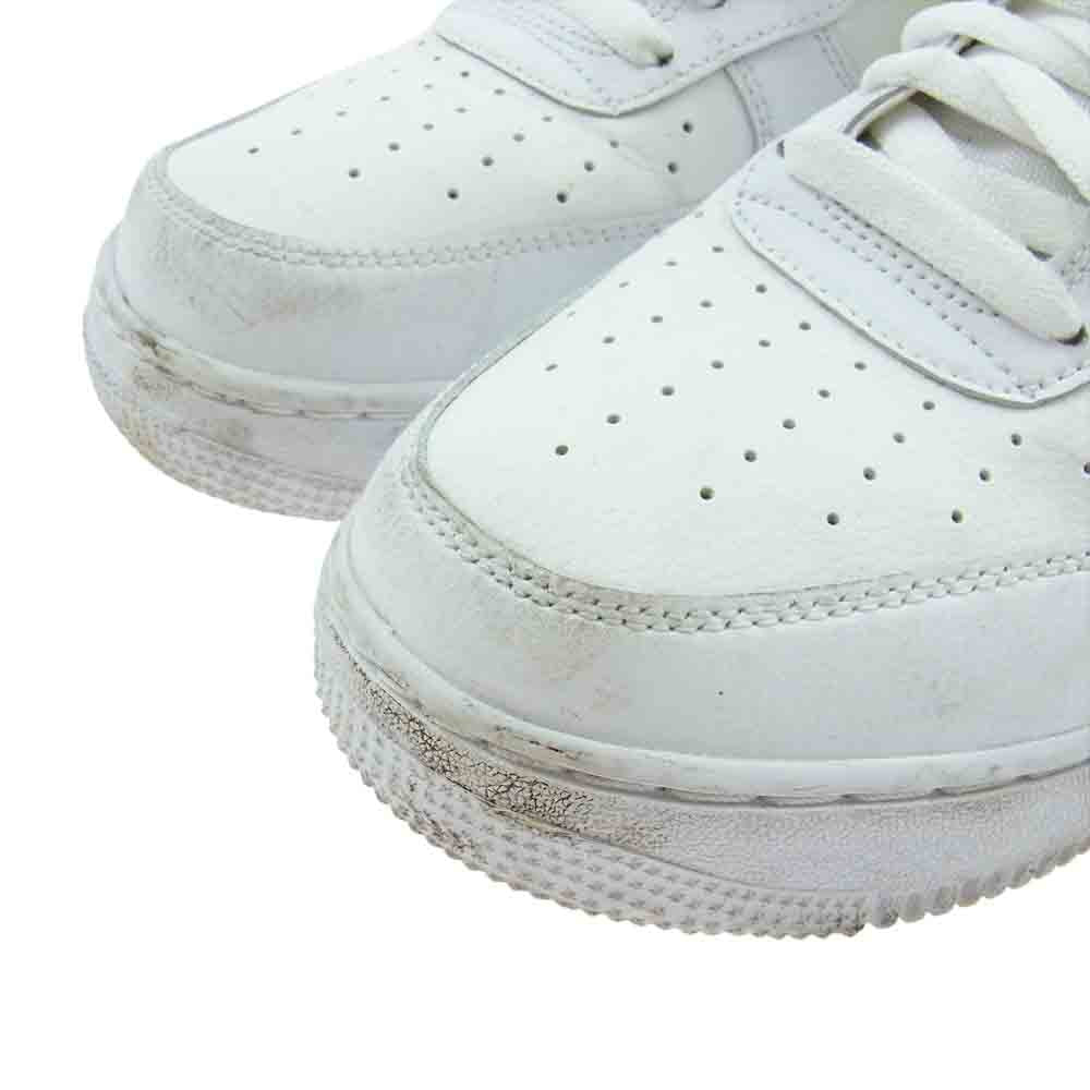 NIKE ナイキ CK6924-101 GS Air Force 1 Low Worldwide White Barely Volt GS エアフォース 1 ロー ワールドワイド ベアリー ボルト ローカット スニーカー ホワイト系 27.0cm【中古】