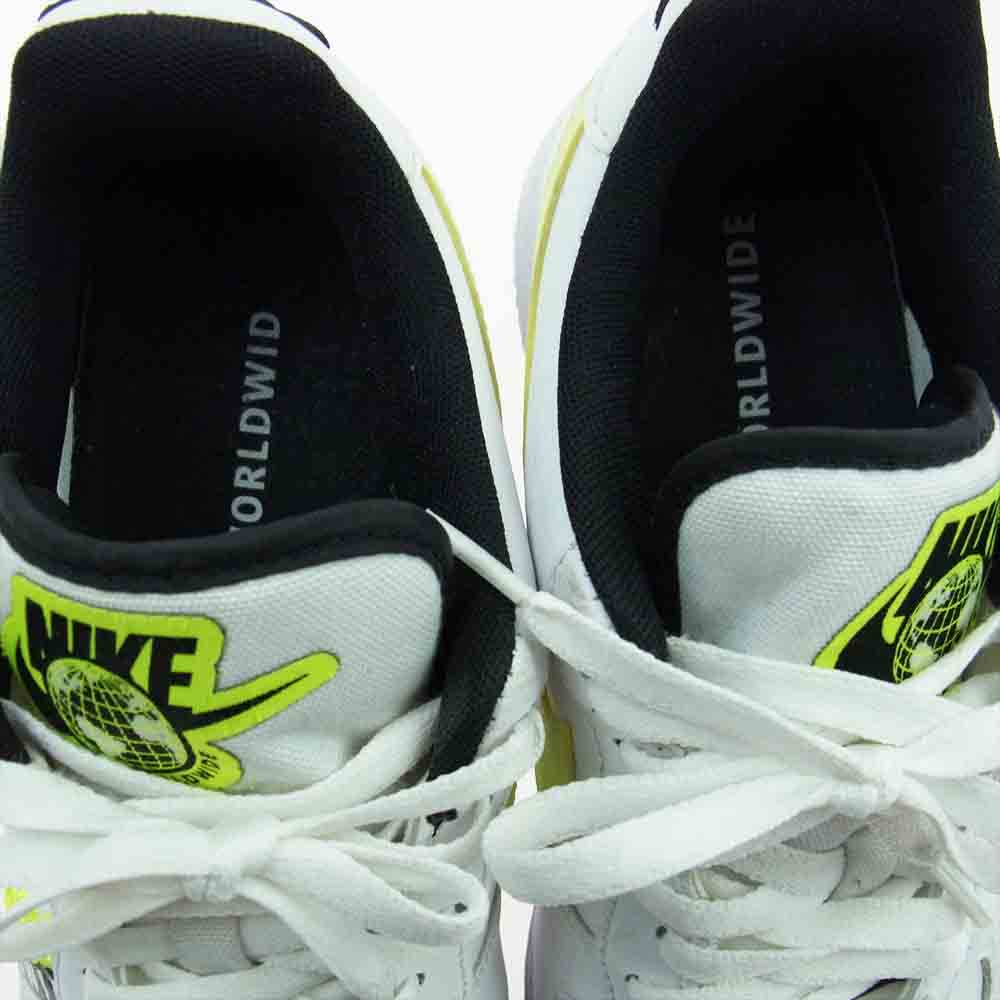 NIKE ナイキ CK6924-101 GS Air Force 1 Low Worldwide White Barely Volt GS エアフォース 1 ロー ワールドワイド ベアリー ボルト ローカット スニーカー ホワイト系 27.0cm【中古】
