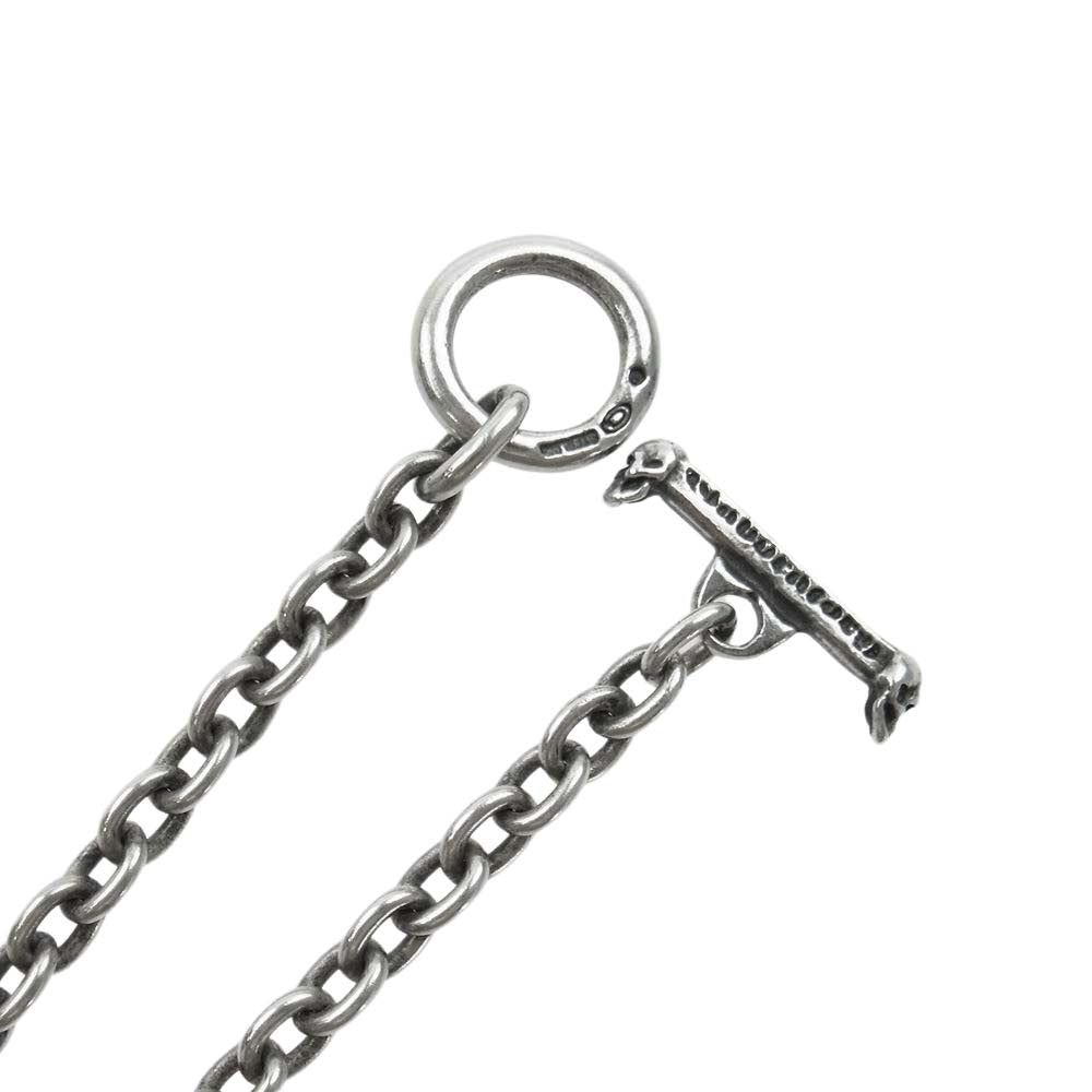 GABOR ガボール Quarter Lion ＆ Quarter Chain Necklace ライオンヘッド ネックレス ギャランティカード有 シルバー系【中古】