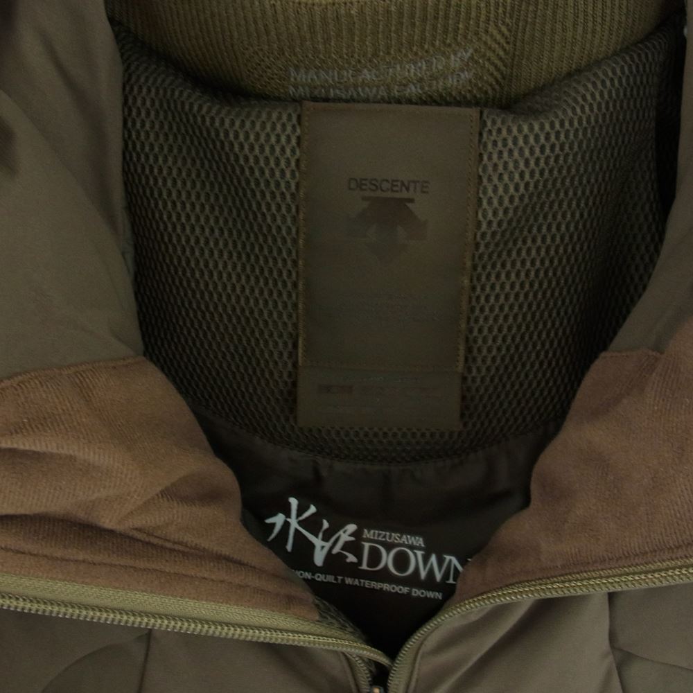 DESCENTE デサント DAMUGK30U 水沢ダウン ALLTERRAIN オルテライン MOUNTAINEER マウンテニア ダウン ジャケット チャコール系 L【中古】