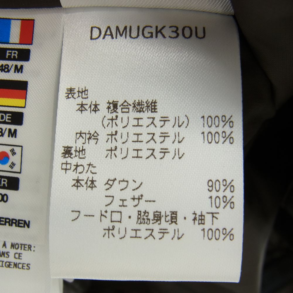 DESCENTE デサント DAMUGK30U 水沢ダウン ALLTERRAIN オルテライン MOUNTAINEER マウンテニア ダウン ジャケット チャコール系 L【中古】