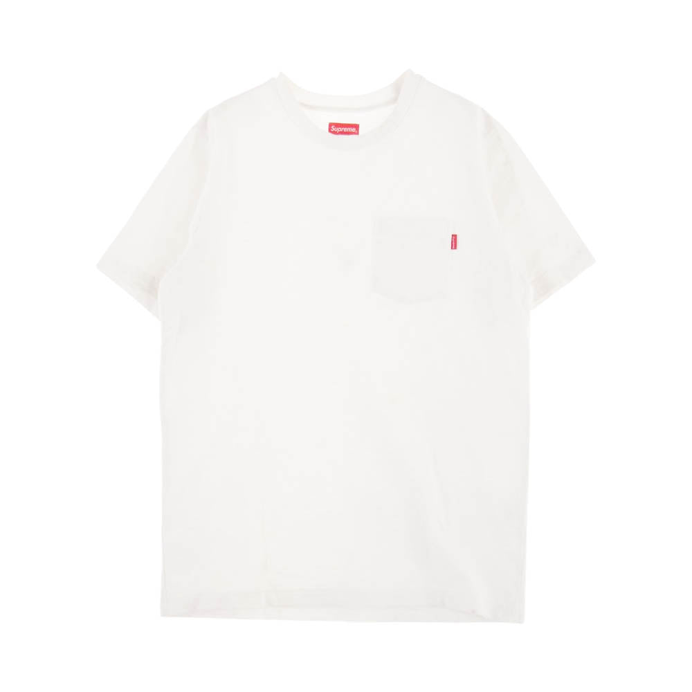 Supreme シュプリーム S/S Pocket Tee 半袖 ポケット Tシャツ ホワイト系 M【中古】