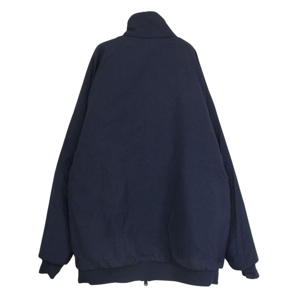 NIKE ナイキ FULL-ZIP REVERSIBLE JACKET ビッグ スウッシュ リバーシブルボアジャケット ネイビー系 L【中古】