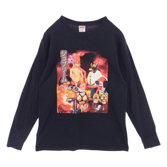 Supreme シュプリーム 19SS Sekintani La Norihiro L/S Tee セキタニノリヒロ 長袖 Tシャツ ブラック系 M【中古】
