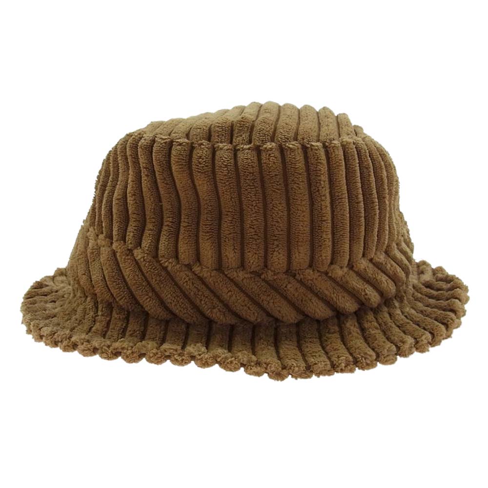 Supreme シュプリーム 21SS Terry Corduroy Crusher テリー コーデュロイ クラッシャー バケット ハット ライトブラウン系【中古】