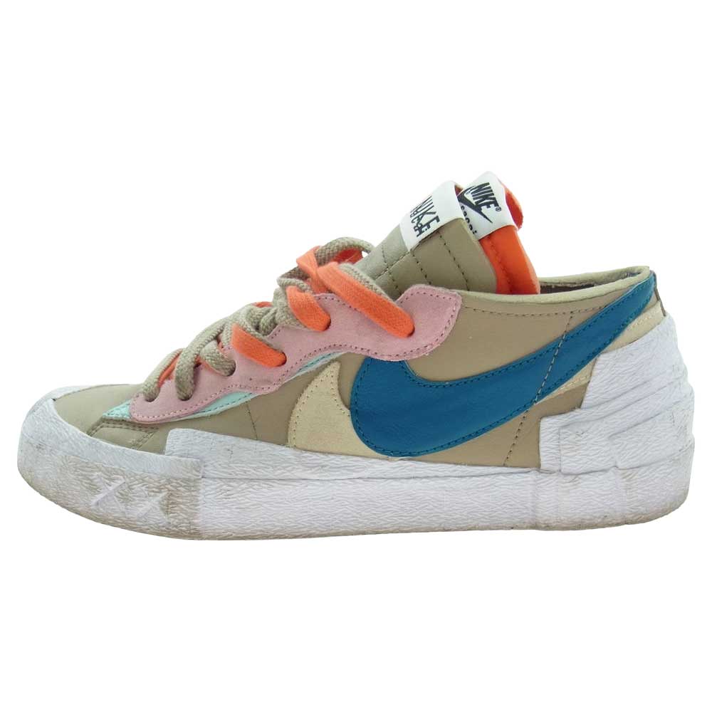 NIKE ナイキ DM7901-200 × KAWS×sacai BLAZER LOW Reed カウズ サカイ ブレーザー ローリード ローカット スニーカー REED/BRIGHT SPRUCE-WHITE 27cm 【中古】