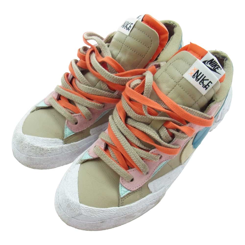 NIKE ナイキ DM7901-200 × KAWS×sacai BLAZER LOW Reed カウズ サカイ ブレーザー ローリード ローカット スニーカー REED/BRIGHT SPRUCE-WHITE 27cm 【中古】