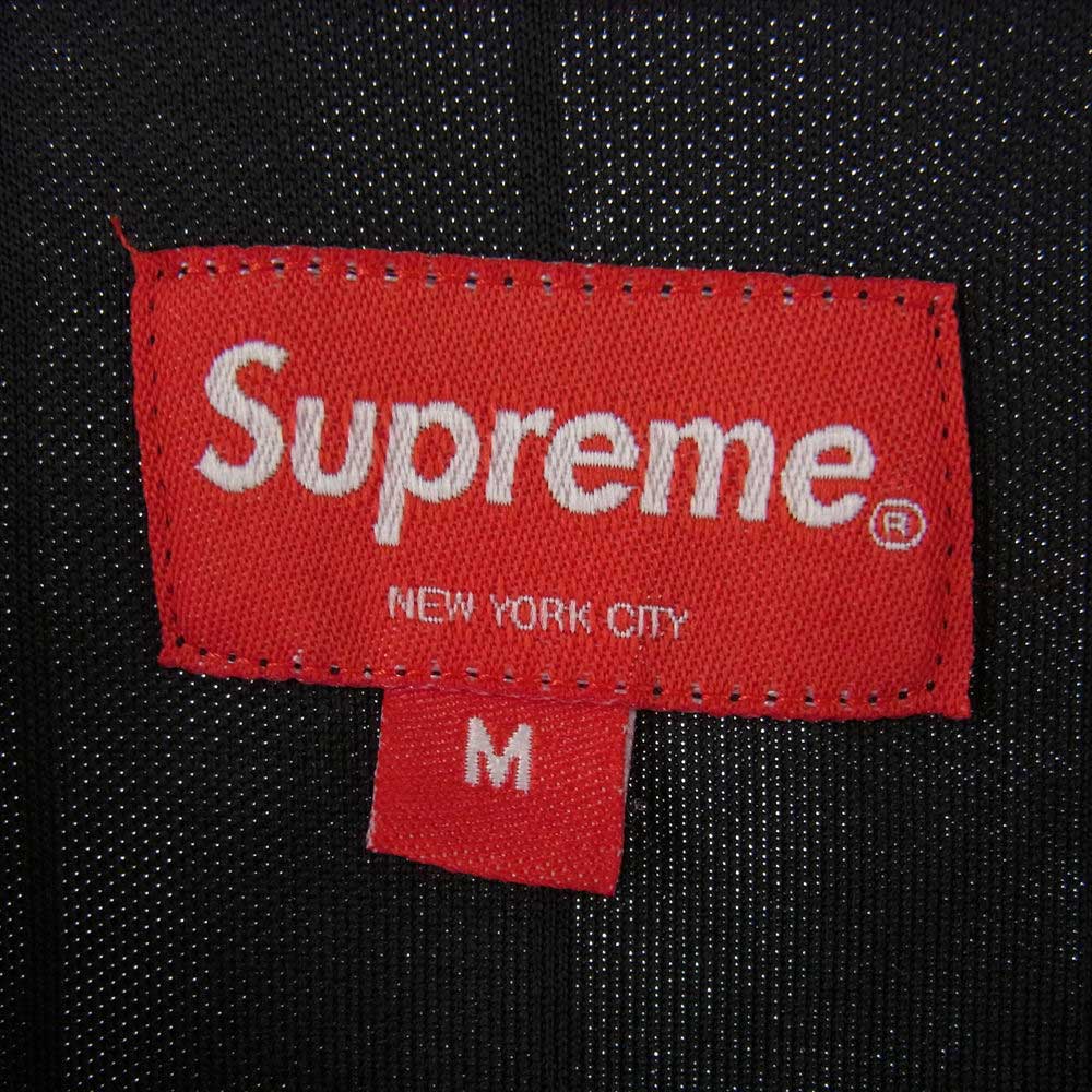 Supreme シュプリーム 18AW Vertical Logo Baseball Jersey バーティカル ロゴ ストライプ ベースボール ジャージ 半袖 シャツ ブラック系 M【中古】