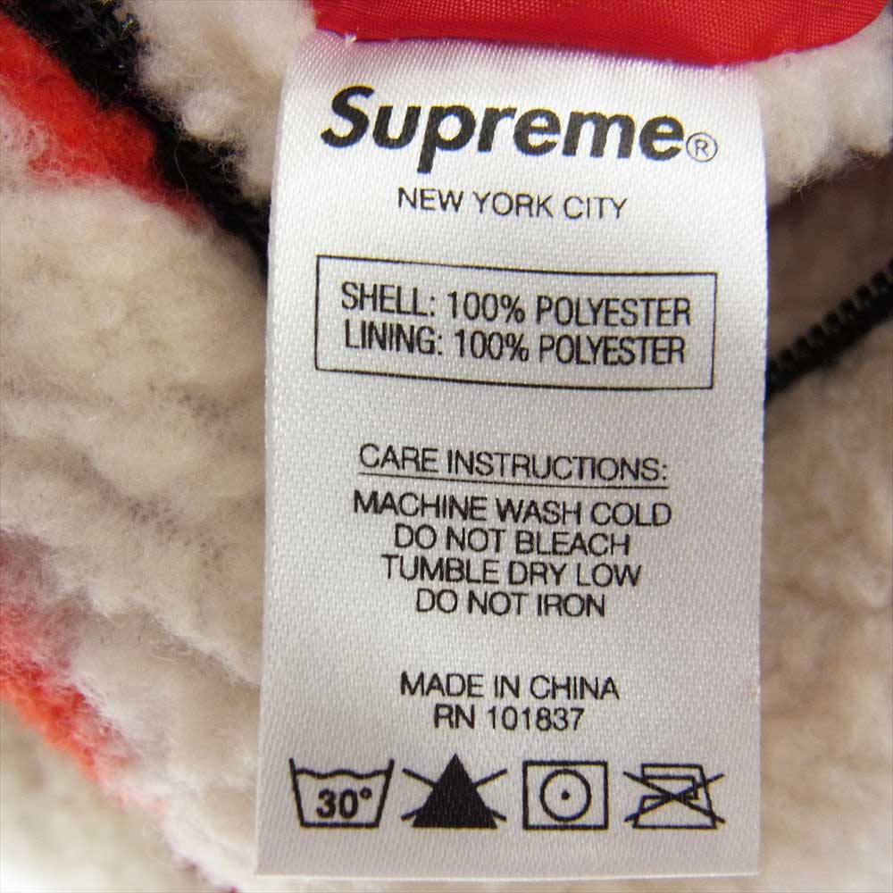 Supreme シュプリーム 18AW Reversible Logo Fleece Jacket リバーシブル ロゴ フリース ジャケット マルチカラー系 M【中古】