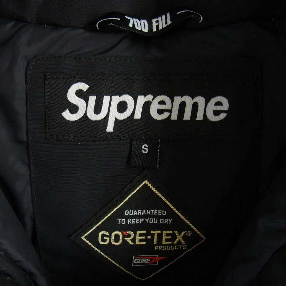 Supreme シュプリーム 18AW GORE-TEX 700-Fill DOWN PARKA ゴアテックス ダウン パーカ ジャケット ブラック系 S【中古】