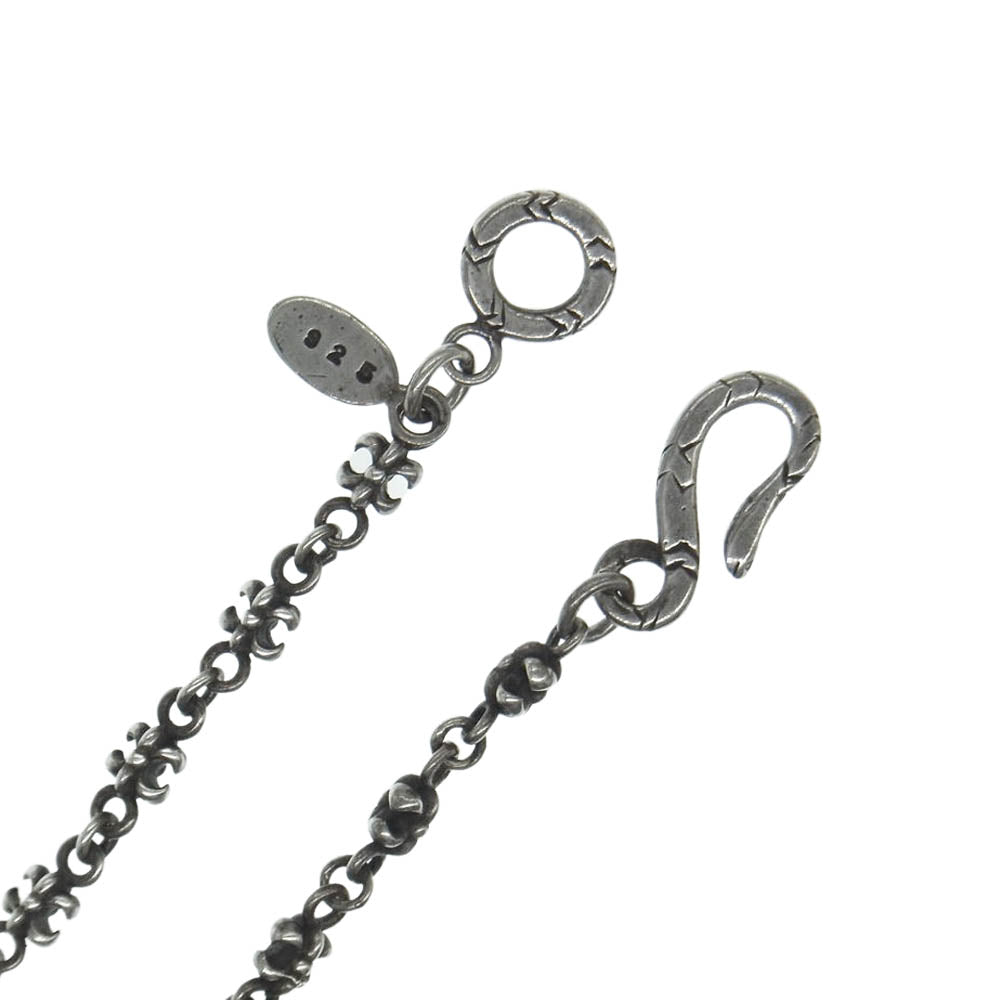 Justin Davis ジャスティンデイビス SNJ102 購入時ギャランティ付属 Tini FDL Chain タイニー チェーン ネックレス シルバー系【中古】