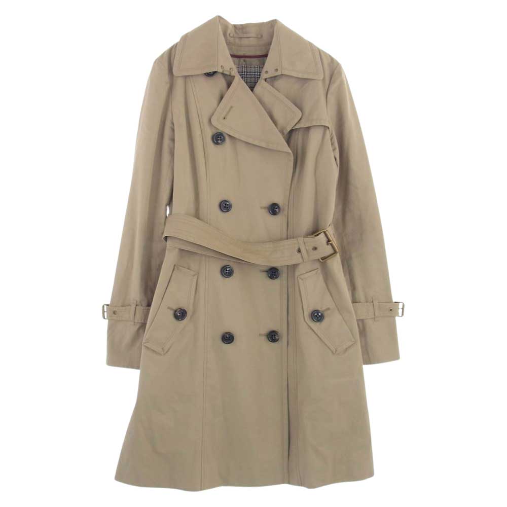 BURBERRY BLUE LABEL バーバリーブルーレーベル ライナー付き 裏地ノバチェック トレンチ コート ベージュ系 40【中古】