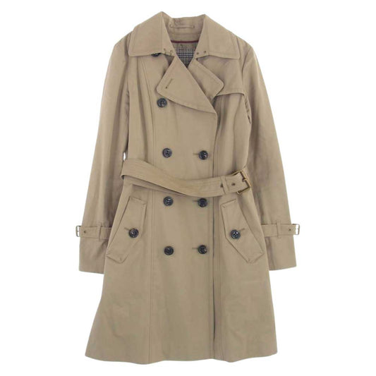 BURBERRY BLUE LABEL バーバリーブルーレーベル ライナー付き 裏地ノバチェック トレンチ コート ベージュ系 40【中古】