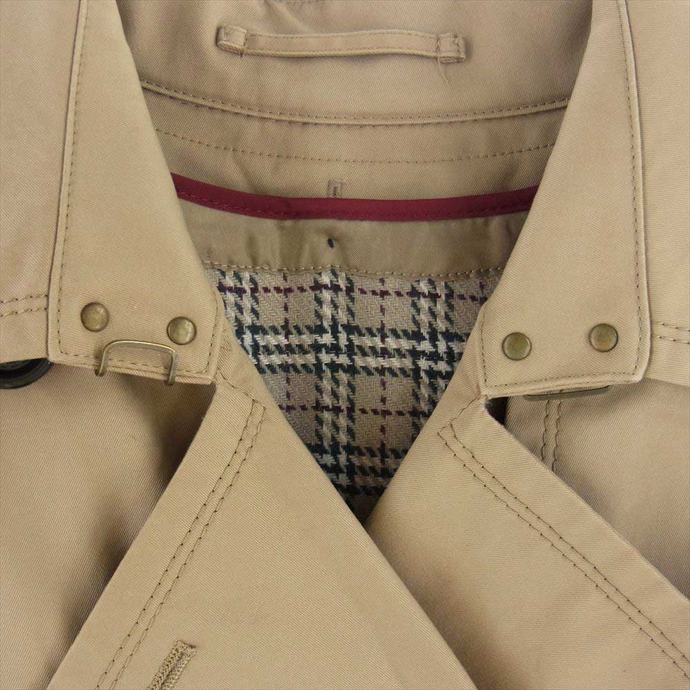 BURBERRY BLUE LABEL バーバリーブルーレーベル ライナー付き 裏地ノバチェック トレンチ コート ベージュ系 40【中古】