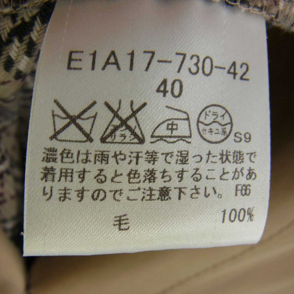 BURBERRY BLUE LABEL バーバリーブルーレーベル ライナー付き 裏地ノバチェック トレンチ コート ベージュ系 40【中古】