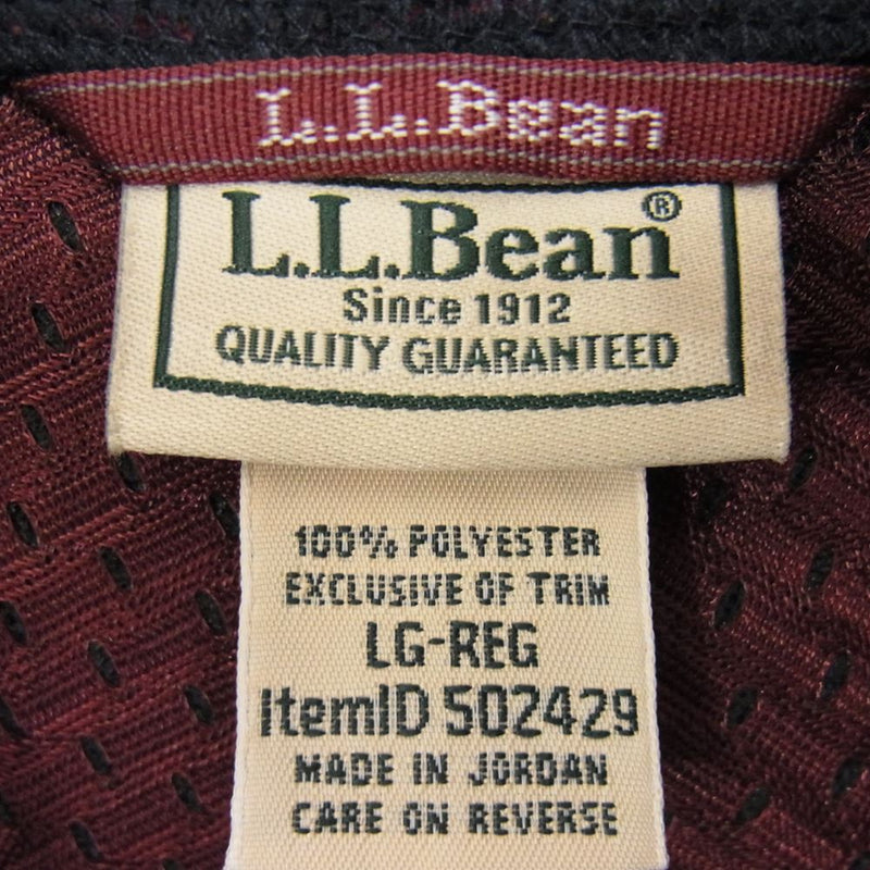 L.L.Bean エルエルビーン Mountain Pile Fleece Vest マウンテン パイル フリース ベスト ネイビー系 LG【中古】