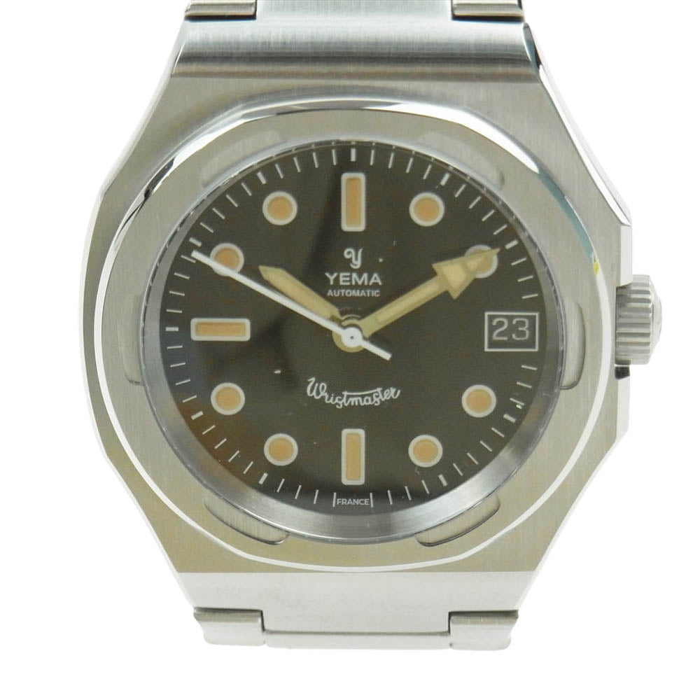 イエマ  YWTR21-AMS WRISTMASTER TRAVELLER リストマスター トラベラー オートマチック リストウォッチ 腕時計 シルバー系【中古】