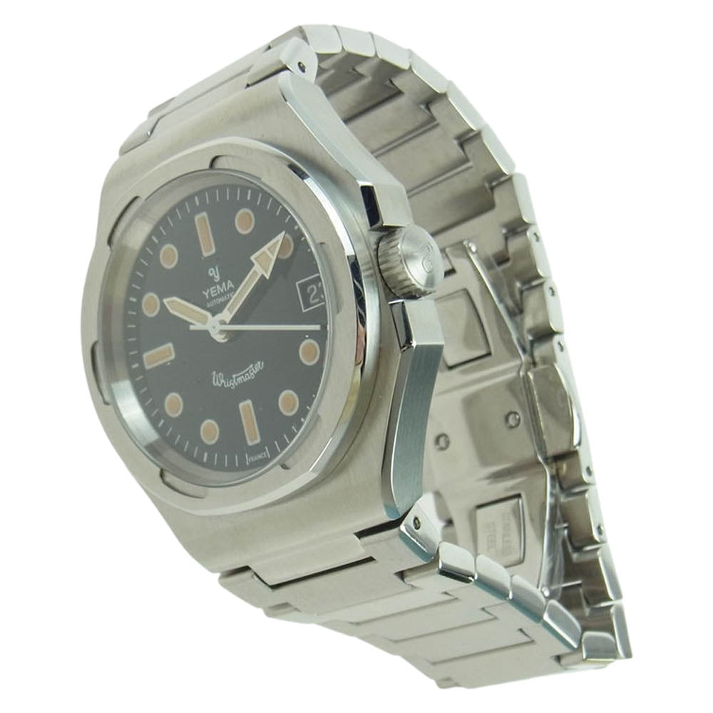 イエマ  YWTR21-AMS WRISTMASTER TRAVELLER リストマスター トラベラー オートマチック リストウォッチ 腕時計 シルバー系【中古】