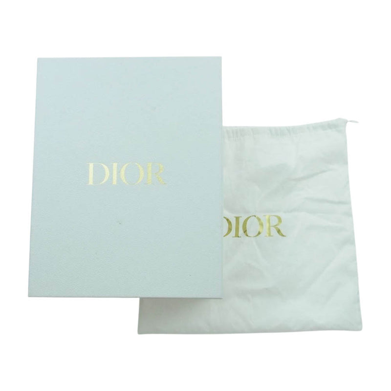 Dior ディオール M8703OOBR Vibe Small Bucket Bag Smooth Calfskin ヴァイブ スモール バケットバッグ スムースカーフスキン ２WAY ハンド ショルダー バッグ  ホワイト系 ネイビー系【中古】