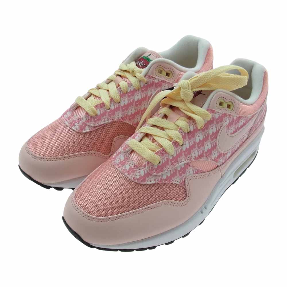 NIKE ナイキ CJ0609-600 AIR MAX 1 PREMIUM エアマックス ロー  ピンク系 24.5cm【新古品】【未使用】【中古】